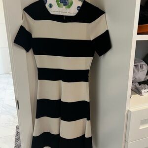 BCBG size XS black and white dress.